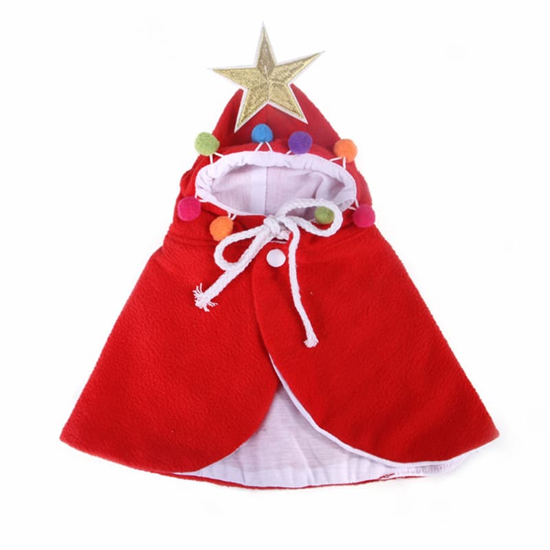 Festive Holiday Pet Cloak - alternate view