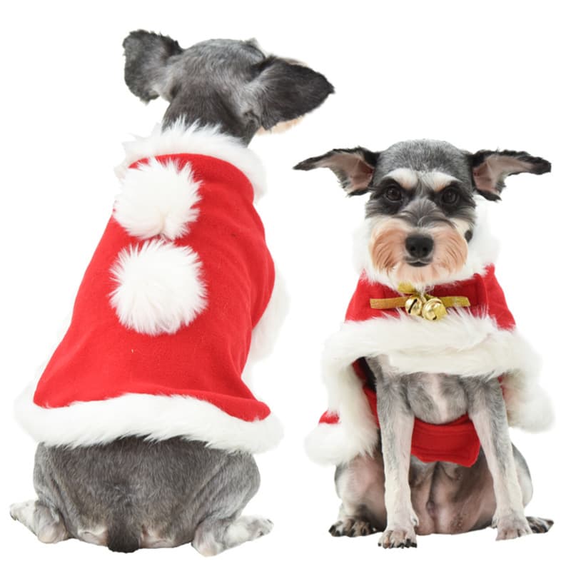Festive Holiday Pet Cloak - alternate view